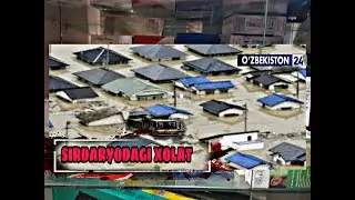 SIRDARYODAGI  suv TOSHQINn sirdaryo suv ombori eng oxirgixolat  vidieo сирдарйо сув оммбори тошкин