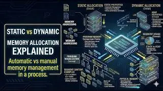 Static vs Dynamic Memory Allocation | Computer Fundamentals for Cyber security