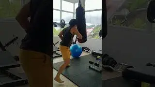 Left Jab, Overhand Right combo drills.