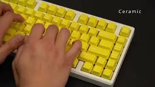 PBT vs ABS vs Ceramic Keycaps - which one gives you that perfect sound profile?