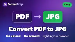 PDF to JPG — Free Converter, Each Page to an Image (Nothing Uploaded)