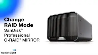 Change RAID Mode: SanDisk Professional G-RAID MIRROR