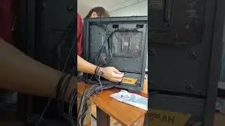 DeepCool Matrexx 40 3fS Satisfying Cable Management 😁👌#cablemanagement #deepcool #shorts