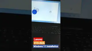Lenovo v15-ADA windows 11 installation || lenovo AMD Athlon windows 11 install.