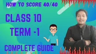 How to Study for Term 1 | Class 10 2022 | Books, Plan and Strategy | Score 40/40
#cbse10