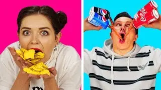 ОТГАДАЙ ЕДУ! Пробуем еду с закрытыми глазами / угадываем похожие продукты 🐞 Эльфинка