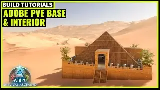 Adobe Pyramid PVE Base & Interior | Ark Survival Ascended