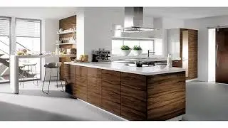 Diseño de cocina moderno para casa grande