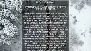 Cybersecurity assessment is key to threat prevention