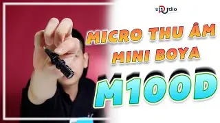 Chiếc micro mini dùng để quay Vlog BOYA M100D | Pustudio.vn