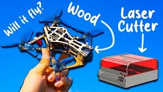 A Drone Made of WOOD?! Creality Falcon 2 Pro Laser Cutter Review