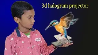how to make 3d Hologram project using mobile phone   | kanish ideas