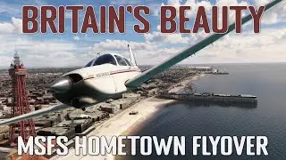 Tear-Jerking Beauty Over Central Britain in the Piper Turbo Arrow III from Just Flight