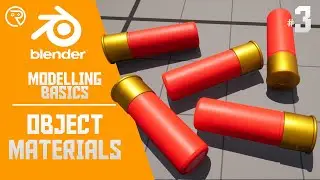 Blender / Unreal Engine 5 Tutorial -  Modelling Basics Part 3: Object Materials