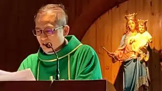 LET'S LISTEN TO THE HOMILY OF REVEREND FATHER JOSEPH #homily#gospel#reading#viralvideo