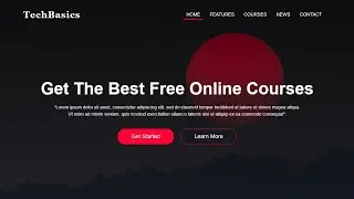 How to Make Website Using HTML and CSS | Create Website Header Design | Navigation Bar