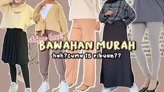 SHOPEE HAUL BAWAHAN SPORT ,KULOT ,SKIRT CUMA 15 RIBU? ADA SIZE JUMBO! | KeeRun