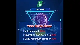 A brand new TRX.CASH platform, activate to get 38TRX for free. The daily income is as high as 30%