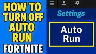 Fortnite: How to Turn Off Auto Run (Fix Random Movement Issue)
