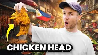 Eating Chicken Head in the Philippines 🇵🇭