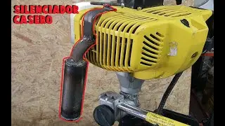 silenciador  motor fuera de borda mk marine ltceco 2.5 2.6 hp