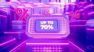 Cyber Monday Sale Logo Reveal