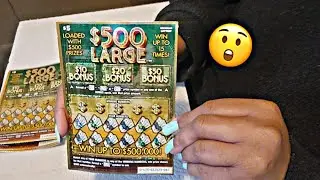 $500 LARGE🤑MI LOTTERY SCRATCHOFF TICKET 