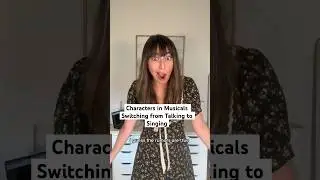 Characters in Musicals Switching from Talking to Singing 