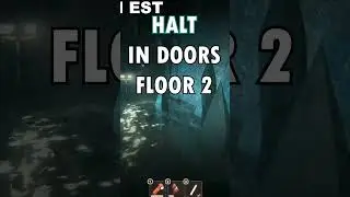 HALT In Doors Floor 2 #shorts #roblox #pressure