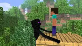 Minecraft Мультики - Школа монстров: Прыжки в воду и Верховая езда (Майнкрафт анимация)