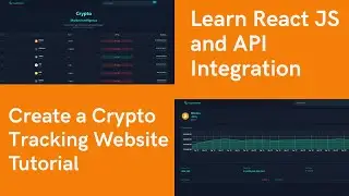 Build a Real Time Crypto Tracker website using React JS | API Integration | React js Project.