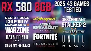 RX 580 8Gb + Ryzen 5 3600 in 43 Games