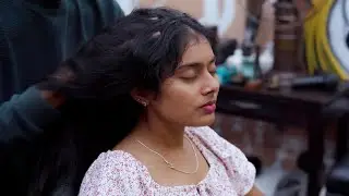 Long Hair Relaxation and Stress Relief Gentle ASMR Head Massage | Indian Massage