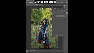 2 step orange tint effect । for all photoshop version। create paid luts in free । designingwale