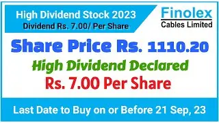 Finolex Cables share latest news || Finolex Cables share news today || Finolex Cables dividend 2023