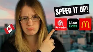 I Blacklisted These 2 Restaurant Locations on Canada Day! | Uber Eats Driver Montreal Ride Along.