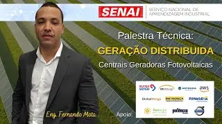 PALESTRA TÉCNICA | Geração Distribuída de Energia Solar Fotovoltaica