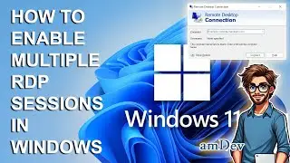 amdev تحويل ويندوز 11 الي multi rdp   windows 11 with multi كبسولة