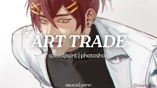 01) art trade 📎⋆ ˚｡⋆ [SPEEDPAINT | Photoshop]