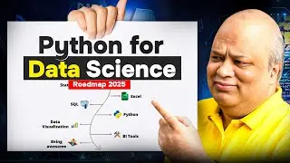Python for Data Science 2025 🔥 Full Roadmap: NumPy, Pandas, Matplotlib, SciPy, Statistics & ML Hindi