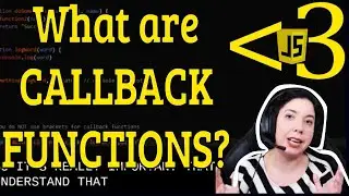 What are CALLBACK FUNCTIONS or CALLBACKS? | JavaScript in LESS-THAN 3 | JavaScript Beginner Series