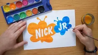 How to draw a Nick Jr logo ( Nick Jr. butterflies)