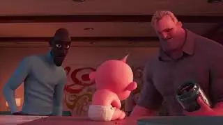 Frozone saying WHAT THE F-
