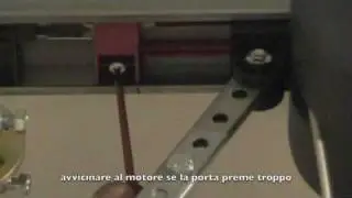 Regolazione finecorsa