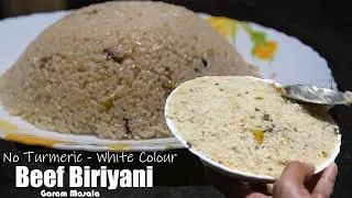 മഞ്ഞൾ വേണ്ട !!! ഈദ് സ്പെഷ്യൽ കിടിലൻ ബീഫ് ദം ബിരിയാണിEid Special No Turmeric White Beef Dum Biriyani