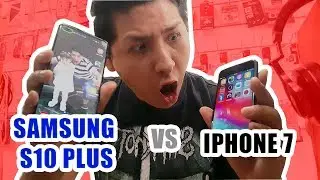 SAMSUNG S10+ VS IPHONE 7 BATALLA EPICA  (NO CREERÁN QUIEN ES MAS RÁPIDO)