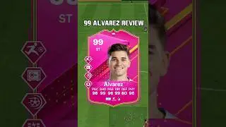 99 Alvarez Review in EA Sports FC 24 #shorts #short #fc24 #eafc24 #futties #atleticomadrid #fifa