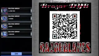 WWE Supercard - S9 QR Code 27 Jan