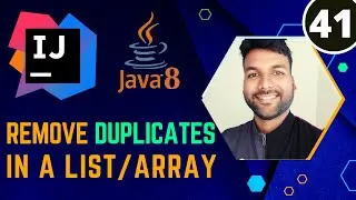 Remove Duplicates from a list/array of Numbers | Java8 Stream Tutorial