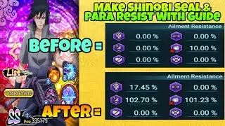 NxB NV : How To Make Your Shinobi Seal & Para Resist ? | Complete Guide To Make Shinobi Duo Resist